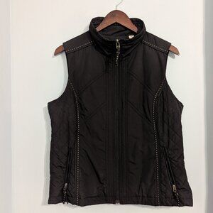 Coldwater Creek All-Season Quilted Vest - Black - Size M (10-12) - NWT